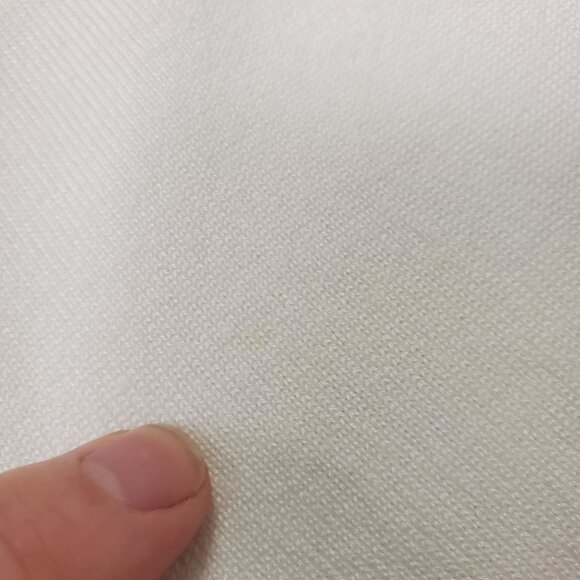 Lands End Womens Short Sleeve Knit Sweater Size 2X Clean Girl Old Money White - Picture 9 of 11